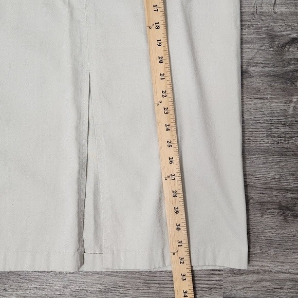 VTG Esprit Khaki Maxi Skirt  Y2K Size 8 classic - Picture 10 of 12